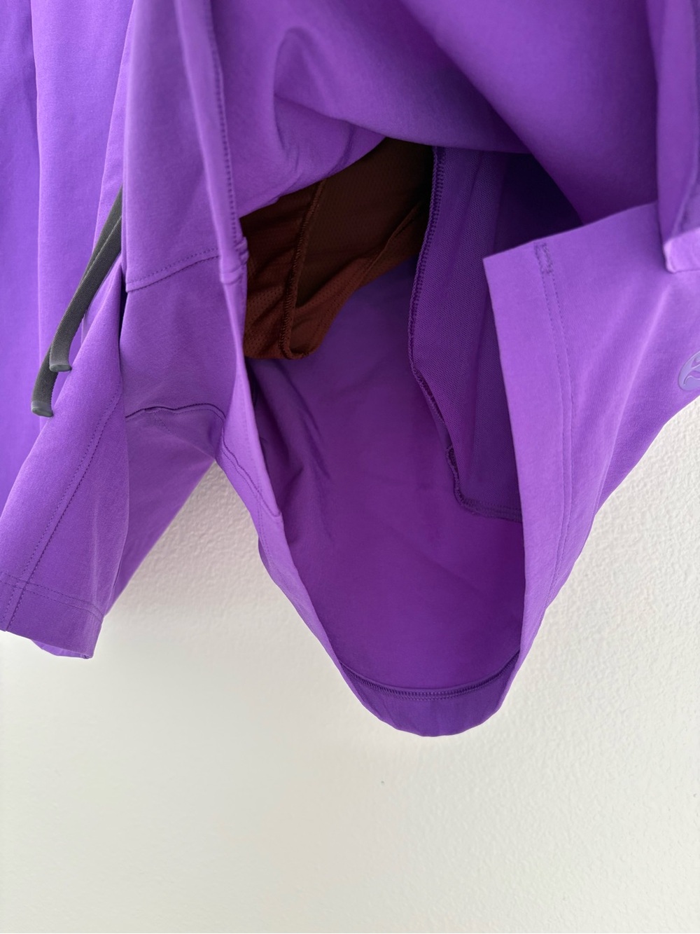 Lululemon Purple Active Drawstring Shorts Women’s Extra Large - Picture 2 of 5